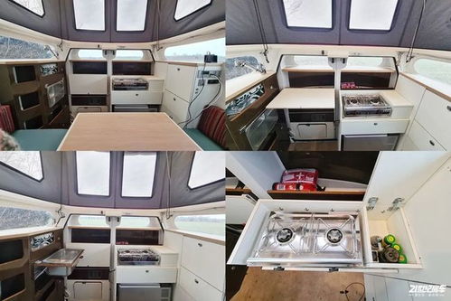 少見的福特Ranger皮卡房車 亞麻纖維廂體可舒適容納三人